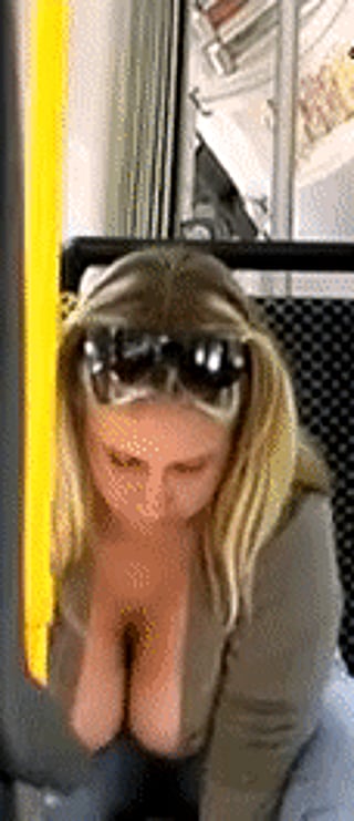 Combine huge tits, a loose sweater, and bending over'