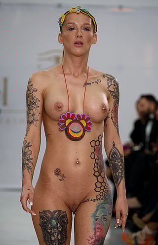 Isis Fashion Awards 2024 - Part 6 (Nude Accessory Runway Catwalk Show) Danique de Laat'