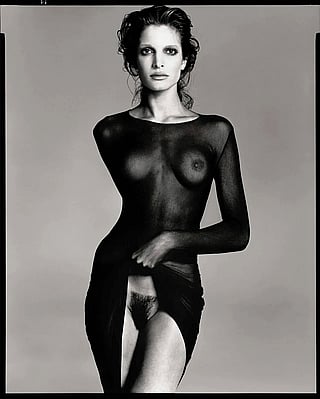 Stephanie Seymour | New York, 1992 | ph. Richard Avedon'