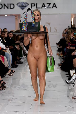 Isis Fashion Awards 2024 (Nude Accessory Runway Catwalk Show) Natascha Vandendries'