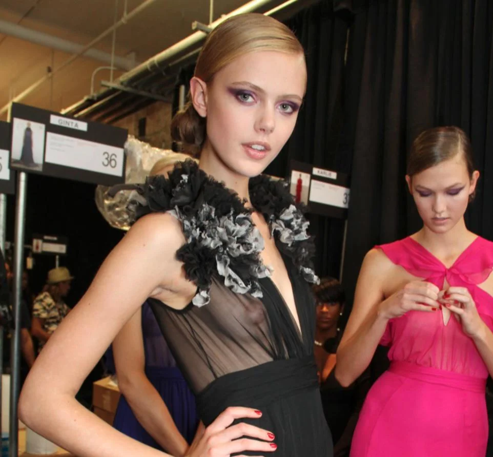 Frida Gustavsson (rare backstage pic) picture 1 of 1