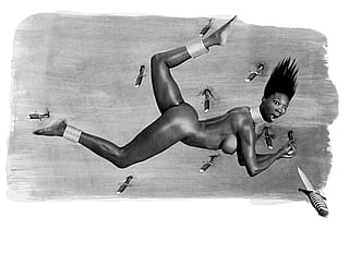Unknown, “Les Acrobates VII” by Uwe Ommer, 1995'