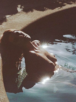 Camille Rowe | Russh magazine December 2018 | ph. Henrik Purienne'