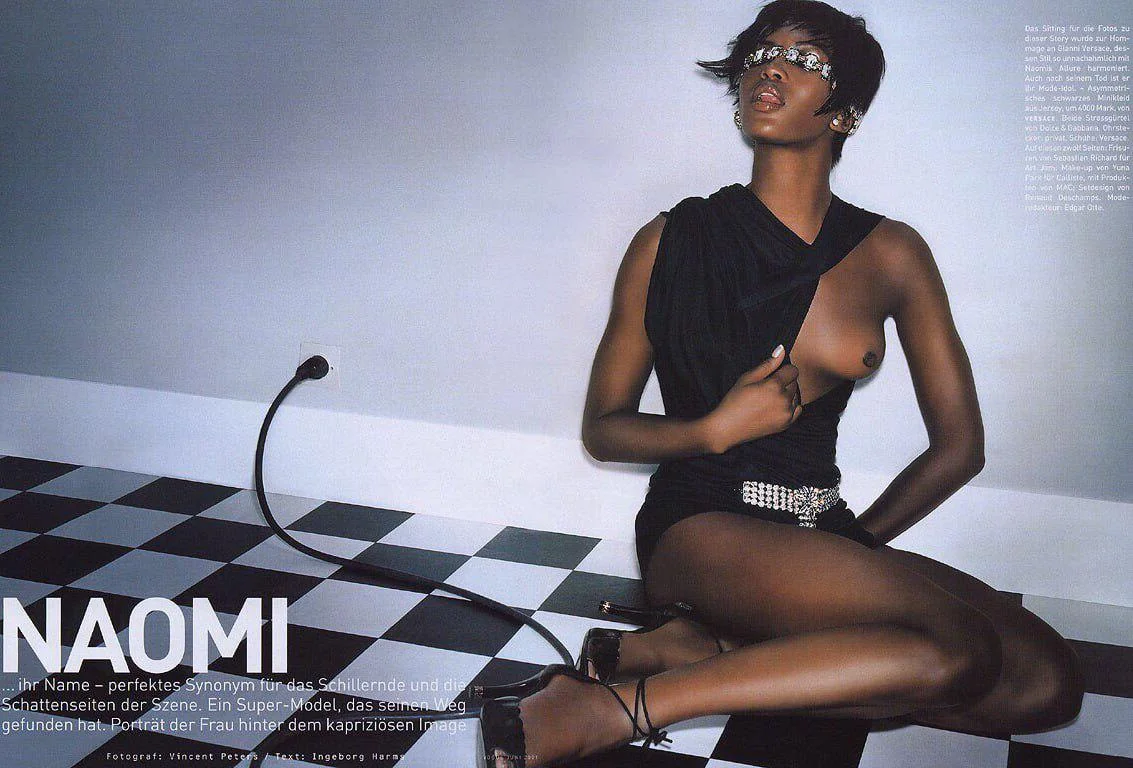 Naomi Campbell | Vogue Germany June 2001 | ph. Vincent Peters picture 1 of 1