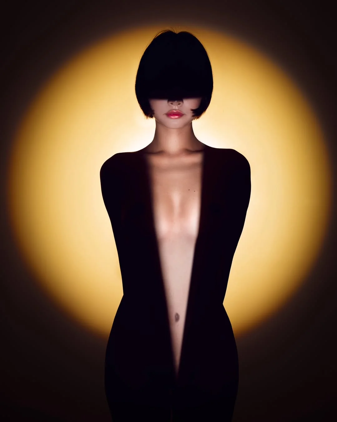Cara Pin dressed only in shadow... picture 3 of 3